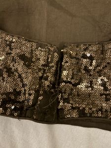 Sequined Sari Blouse