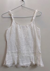 Vintage White Lace Camisole Top