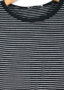 Zara Striped Cropped Tee