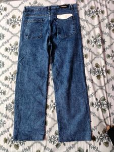 Wide Leg Denim Jeans