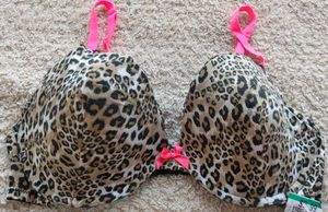🐆 La Senza Wild &amp; Pink Leopard Print Bra 💖