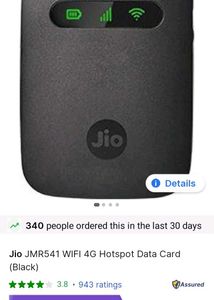 Jio Wi Fi Dongle Wth Out Charger