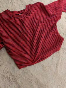 Striped Red Top