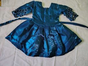 Elegant Blue Kids Dress
