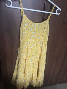 Yellow Floral Dress