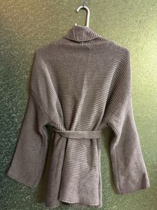 Belted Knit Cardigan