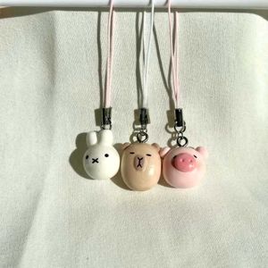 Mini Clay Animal Phone Charms (Any 1 Pc)🩷
