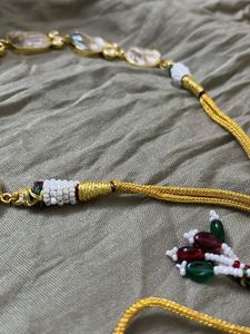 Pearl &amp; Gold Accent Necklace