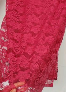 NET  SAREE 🥻 IN A ROSE 🌹 COLOUR
