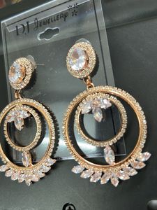DJ Jewellery Round Drop Earrings