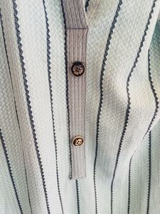 Stretchable Striped Casual Dress Kurti