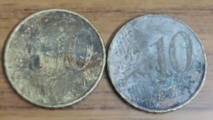 Rare Old Coin 2pcs Set