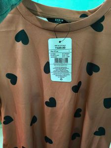 Heart Print Pajama Set