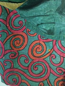 Radiant Harmony: Multicolour Elegance Saree