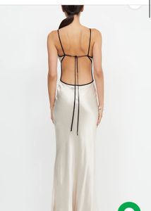 Contrast Stitch Slip Dress