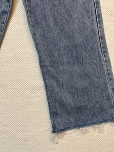 Flared High Waist Cropped Jeans Size 26