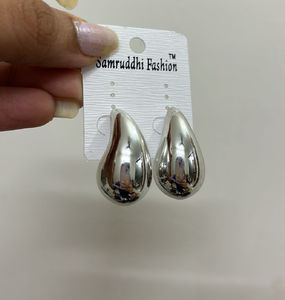 Trending Silver Drop Statement Earrings