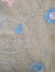 Embroidered Cotton Stole