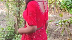 Red Embroidered Lehenga Choli