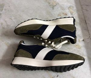 SOLEPLAY WESTSIDE OLIVE SUEDE SNEAKERS 41