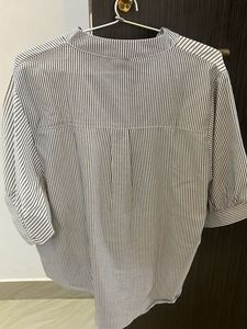 Striped Button-Down Shirt