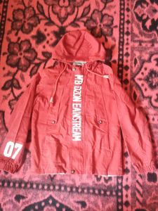 Red Hooded Jacket