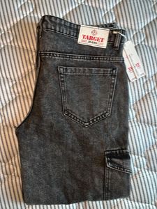 Trendy Grey Cargo Jeans