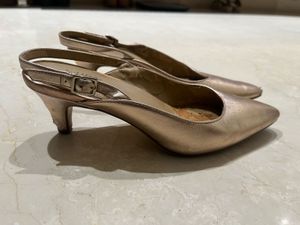 NATURALIZER Genuine leather Slingbacks -  Rosegold