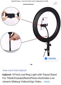 LED Ring Light With Tripod