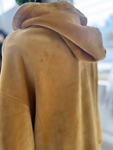 Korean Velvet Hoodie Dress