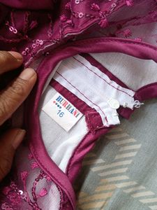 Mauve Beby girl Party frock Like new