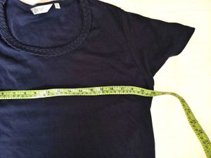 Size  L 🎁Buy 2 Get 1 Free🎁Navy Blue Casual Top