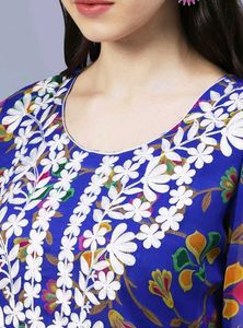 Georgette chikankari embroidered kurta 💕
