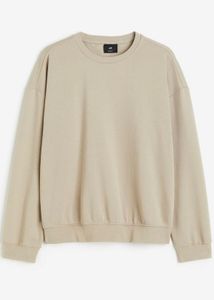 H&amp;M Beige Relaxed Fit SweatShirt