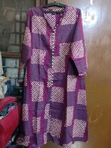 A Line Plus Size Kurti