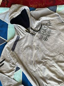 Gray Graphic Hoodie