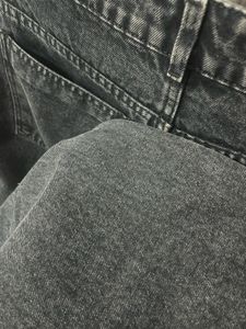 Charcoal Wide Leg Jeans
