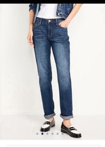 Old Navy Mid-Rise Wow Straight Jeans