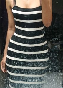 Black And White Bodycon Dress