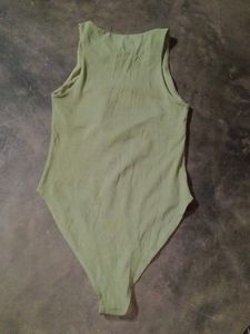 Green Sleeveless Bodysuit