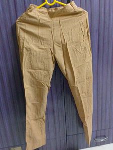 Tan Straight Leg Pants