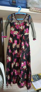 elegant slit gown ( comes with legging)