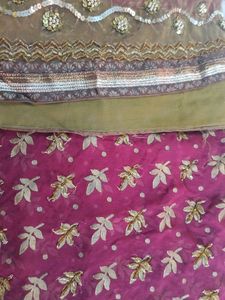 Embroidered saree