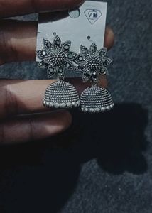 6 Pcs Oxidised Earrings