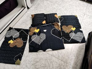 Pillow Set Bed Sheet 5 Pice
