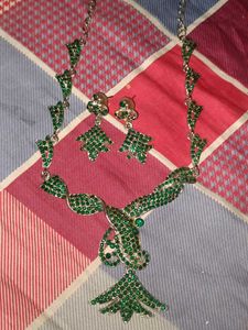 Pearl Necklace &amp; Earring Set
