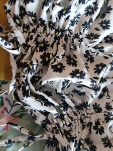 Floral Print Crop Top