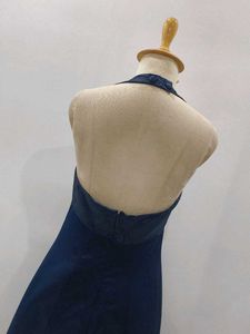 Elegant Navy Blue Maxi Dress