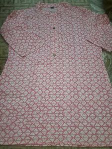 Printed Pink Kurti