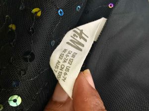 Girls&#39; Black Sparkle Dress 4-6 Years